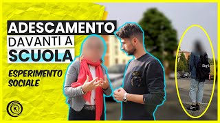 Adescamento DAVANTI A SCUOLA  Esperimento Sociale  Kiko Co [upl. by Kuth255]