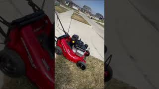 My New Push Mower  Exmark Commercial Push Mower [upl. by Ahsla]