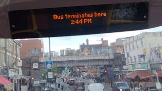 Curtailed  Route 207 to Shepherds Bush Market Station [upl. by Anaile]