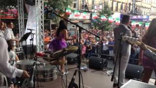 La Cortina  La Sonora Dinamita De Any Velasquez  5th Ave Brooklyn Festival [upl. by Hollander]