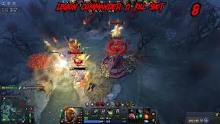 LEGION COMMANDER 12 Kill Shot amp Item Guide  dota2 dota gaming dotapit gameplay dotamajor [upl. by Aoket]