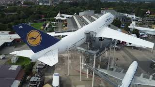 Technik Museum Speyer  Aerial View of the U17 and Boing 747 [upl. by Tarrant713]