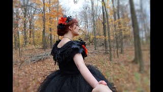 Costume in Detail 1860s Frilly Victorian Evening Gown [upl. by Lello]