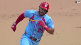 Tommy Pham leadoff triple and run score Cardinals win🦜 [upl. by Pournaras]