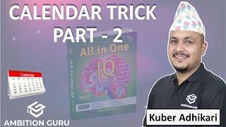 Calendar Part 2  Calendar Problem Tricks  Kuber Adhikari  ambitionguruloksewatayari [upl. by Hannan]