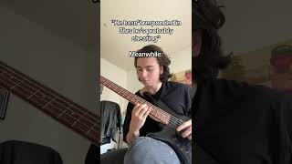 Bassists are perpetually single unfortunately 😔 bassist bassguitar viral funny shorts [upl. by Nava707]