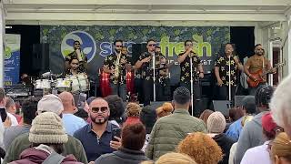 DJQSOUNDS Los cabareces Urbanda en vivo en el Festival del supermercado superfresh en clifton NJ [upl. by Etnahsal]