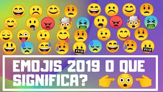 Emoji 2019 e suas verdadeiras descrições\emojis2019 [upl. by Cassell]