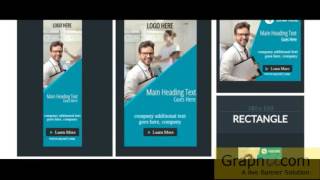 Graphiicom HTML5 Banner Animation  Medical Health Ad Banner Collections [upl. by Ahtiekal]