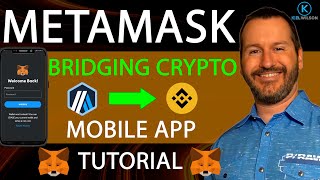 HOW TO BRIDGE CRYPTO USING METAMASK  MOBILE APP  TUTORIAL  BRIDGING CRYPTO [upl. by Lubin843]