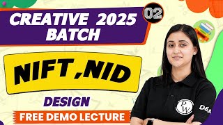 Design 01  Principles of Design  1  NIFT NID Creative 2025 Batch  NATA JEE MAIN JEE AAT [upl. by Heidt]