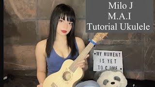 Milo J  MAI TUTORIAL UKULELE fácil [upl. by Hollander606]