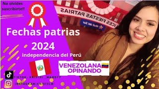 Feliz fiestas patrias 🇵🇪2024 venezolanosenperu peru viralvideovenezolanos peruanos subscribe [upl. by Gillian743]