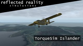 TorqueSim BN Islander  Part 1  Start Takeoff Autopilot XPlane [upl. by Boice]