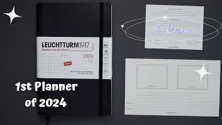 Planner  Leuchtturm 1917 B6 Monthly With Notebook  First Planner of 2024 [upl. by Ytsud]