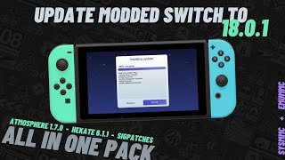 How to Update modded Nintendo Switch to 1801  Atmosphere 170 Hekate 611  BEST GUIDE [upl. by Lezah]