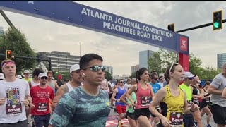 Registration for AJC Peachtree Road Race open [upl. by Ayotahc]