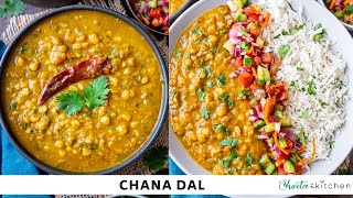 Chana Dal Recipe  Punjabi Chana Daal Fry  Easy Split Chickpea Curry [upl. by Are]