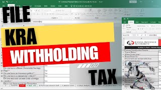 How to file KRA Withholding Tax Return Easy StepbyStep Guide [upl. by Ttoile962]