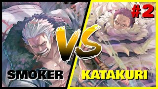 OP085 Smoker Vs Katakuri Pt 2  One Piece Trading Card Game [upl. by Eibur57]