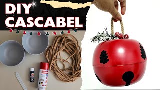 DIY cascabeles navideños🎄fácil y económicos ❄️ [upl. by Nnylsoj]