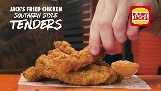 Hungry Jacks  NEW Jack’s Fried Chicken Southern Style Tenders [upl. by Elrod]