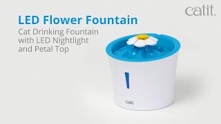 Catit  LED Flower Fountain [upl. by Aryan]