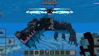 New Water Dragon Addon in Minecraft PE [upl. by Teodor137]