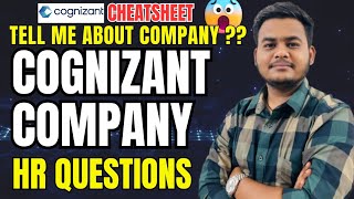 Cognizant Company Related Questions  Tell Me About Cognizant [upl. by Nwahsav]