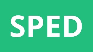 How To Pronounce Sped  Pronunciation Academy [upl. by Aikit]