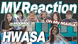 eng HWASA MARIA MV Reaction  화사 마리아 뮤직비디오 리액션  Fangirl amp Fanboy Moment  J2N VLog [upl. by Erialcyram]