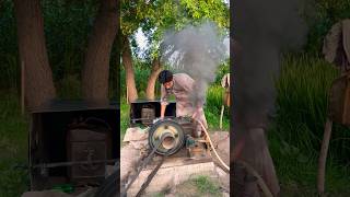 Old diesel engine start upviralvideo trending youtubeshorts punjabi reels fyp villagelife [upl. by Anikas562]