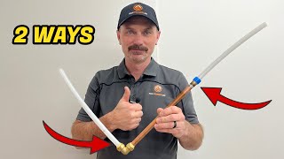 2 Easy Ways To Connect Copper Pipe To Pex [upl. by Prentice]