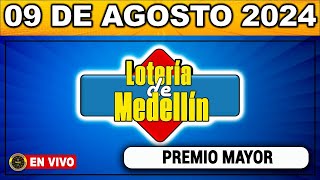 Resultado LOTERIA DE MEDELLIN VIERNES 09 de agosto 2024 [upl. by Einuj]