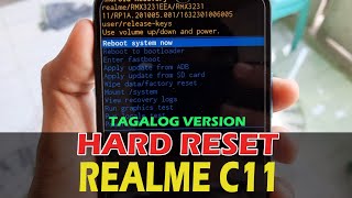 PAANO HARD RESET ANG REALME C11  TAGALOG TIPS 2023 [upl. by Rehpotsirhc273]