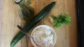 Greek Tzatziki Sauce Greek yogurt amp Cucumber Dip [upl. by Nate531]