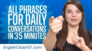 All Phrases You Need for Daily Conversations in English [upl. by Hilliard]