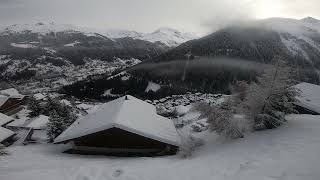 Grimentz Switzerland December 2023 [upl. by Lirbaj]