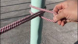 How to Tie the Most Useful Knot in the World knot rope [upl. by Lalib]