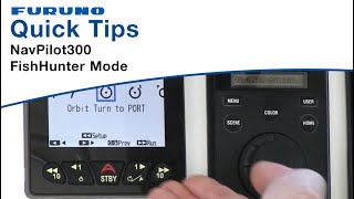 Furuno Quick Tips  NavPilot300 FishHunter Mode [upl. by Nessi787]