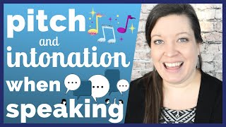 Pitch and Intonation When Speaking English  Intonation for Statements Questions amp Thought Groups [upl. by Nameerf]