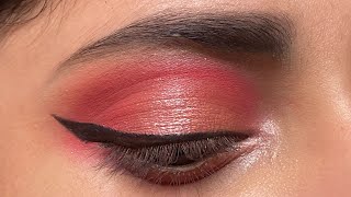 Pink eyeshadow tutorial  smokey eye makeup for beginners  Pink eyeshadow tutorial  eyeshadow look [upl. by Johannes]