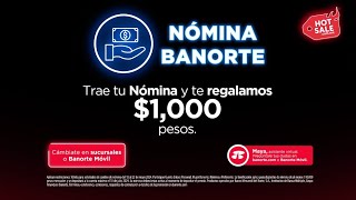 ¡Trae tu Nómina y te regalamos 1000 pesos [upl. by Kyre]