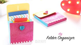 DIY Folder Organizer  Paper Holder  Back To School [upl. by Mechling334]