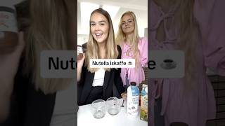 Lækreste Nutella iskaffe  Skal prøves 🤤☕️julieelgaard [upl. by Yelsek952]