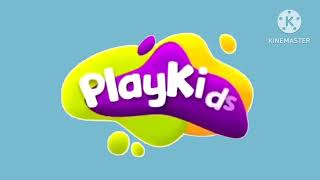 playkids logo in light blue screen [upl. by Aikit616]