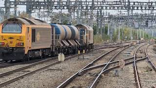 Colas Rail Class 67s nos 6702367027  Swindon 3S32 23102024 [upl. by Inahs621]