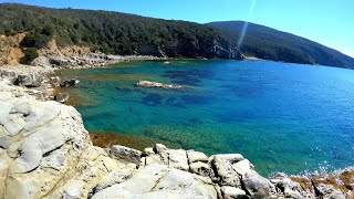 Populonia selvaggia LA BUCA DELLE FATECALA VIOLINA la spiaggia che suona [upl. by Rhiana]