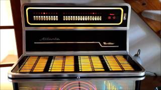 Sam Cooke Twistin The Night Away played on the Wurlitzer Atlanta Juke Box [upl. by Etteuqal]