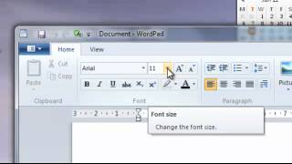 Basic Computer Training  Document Creation in Wordpad [upl. by Reviel]